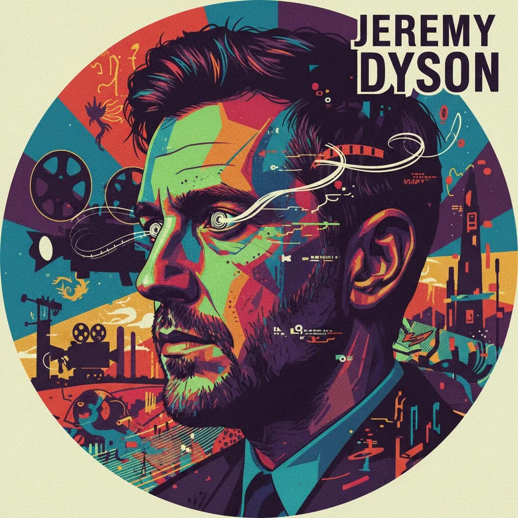 Artistic portrait of Jeremy Dyson