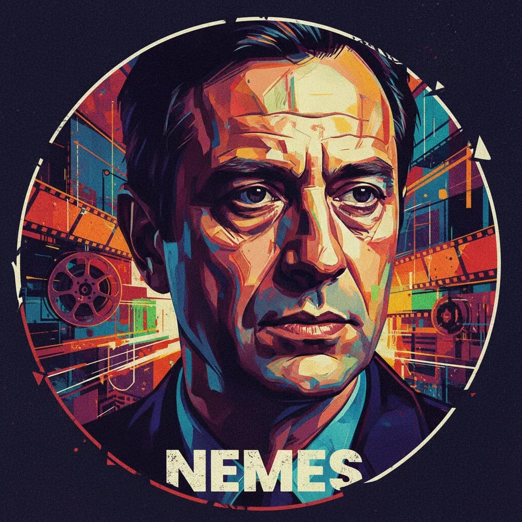 Artistic portrait of László Nemes