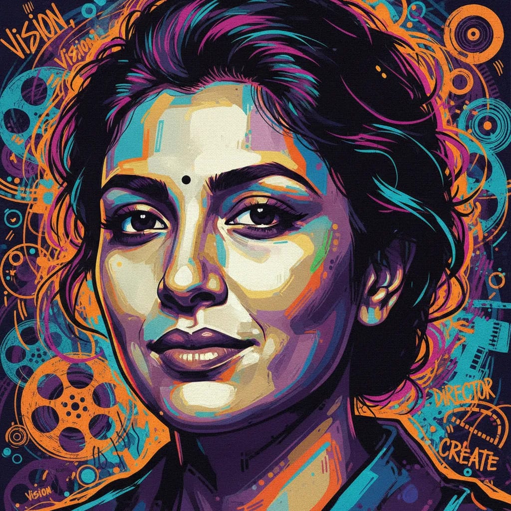Artistic portrait of Sruti Harihara Subramanian