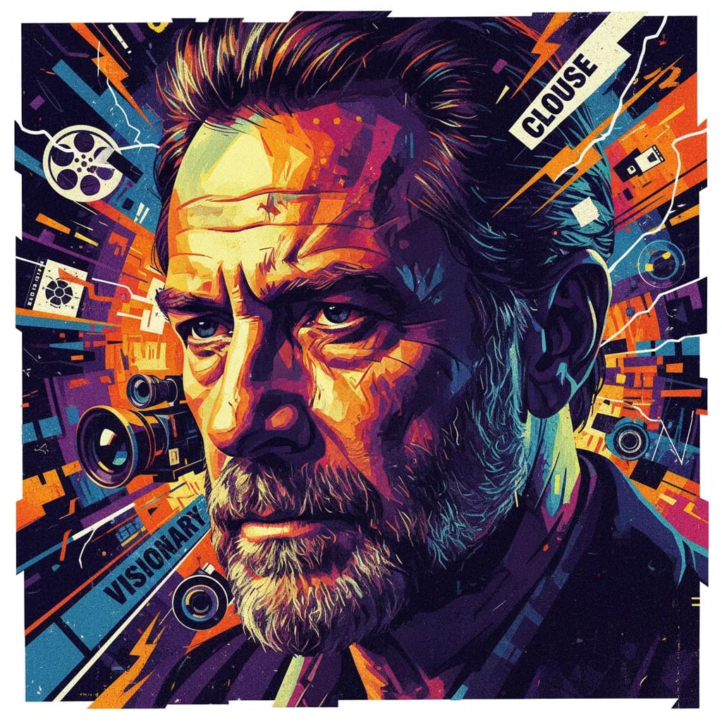 Artistic portrait of Robert Clouse