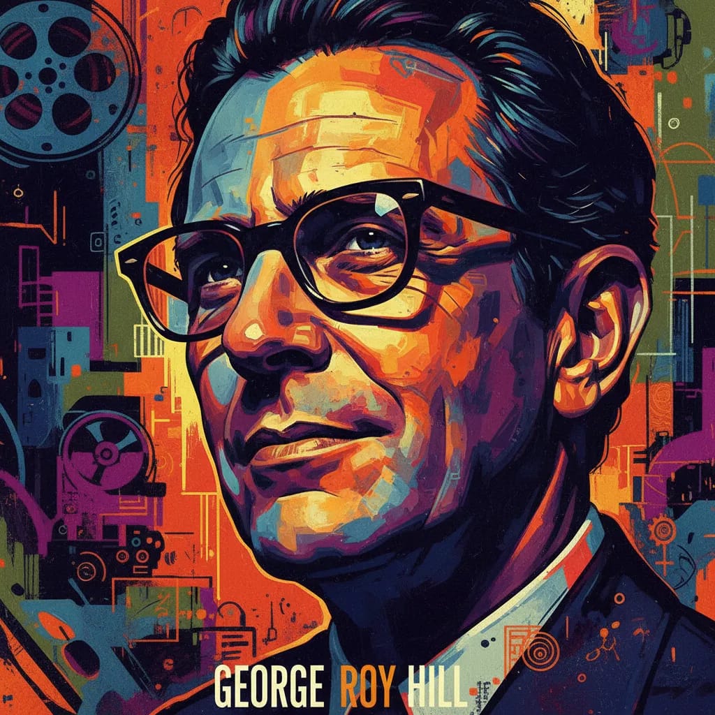 Artistic portrait of George Roy Hill