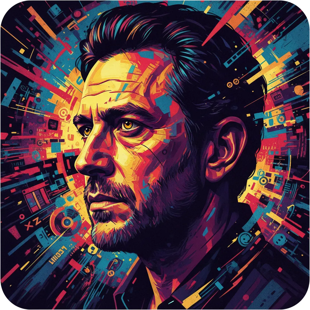 Artistic portrait of Marek Kanievska