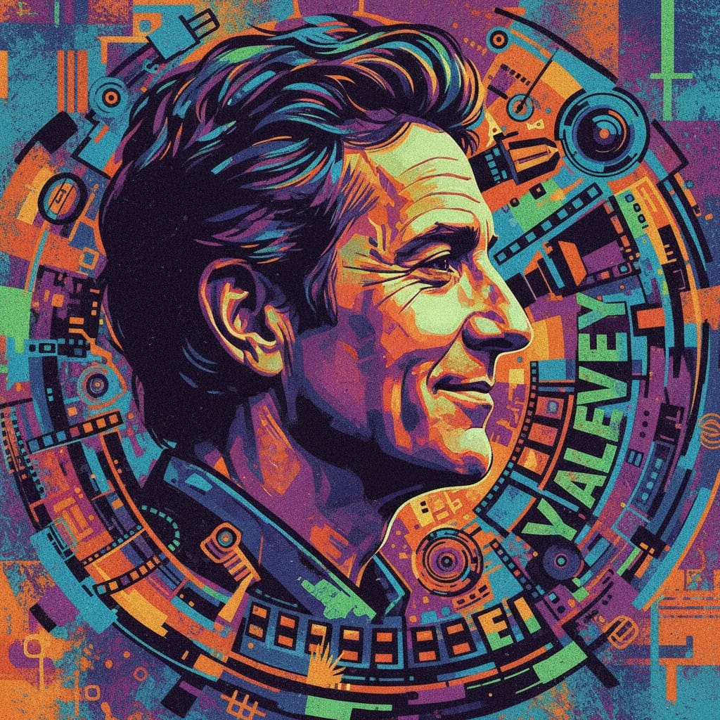 Artistic portrait of Jay Levey