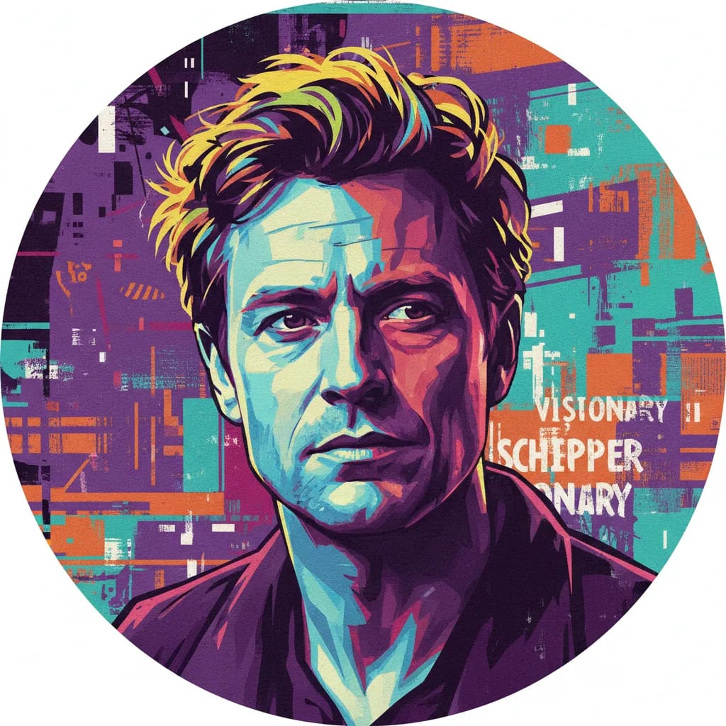 Artistic portrait of Sebastian Schipper