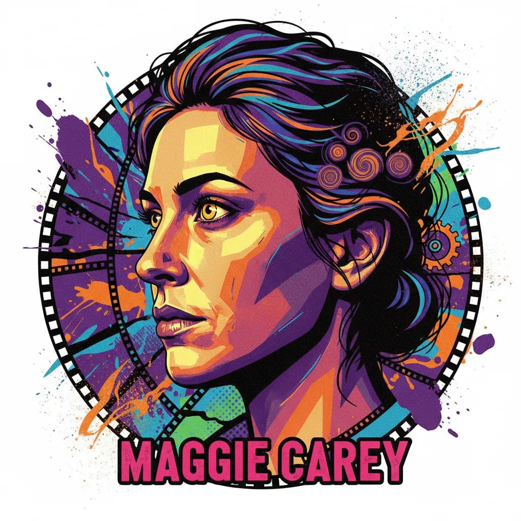 Artistic portrait of Maggie Carey