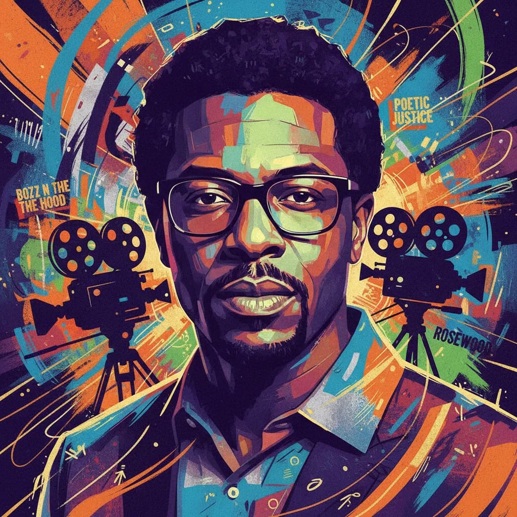 Artistic portrait of John Singleton