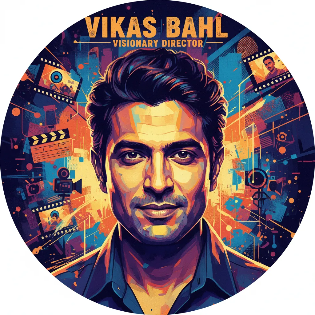 Artistic portrait of Vikas Bahl