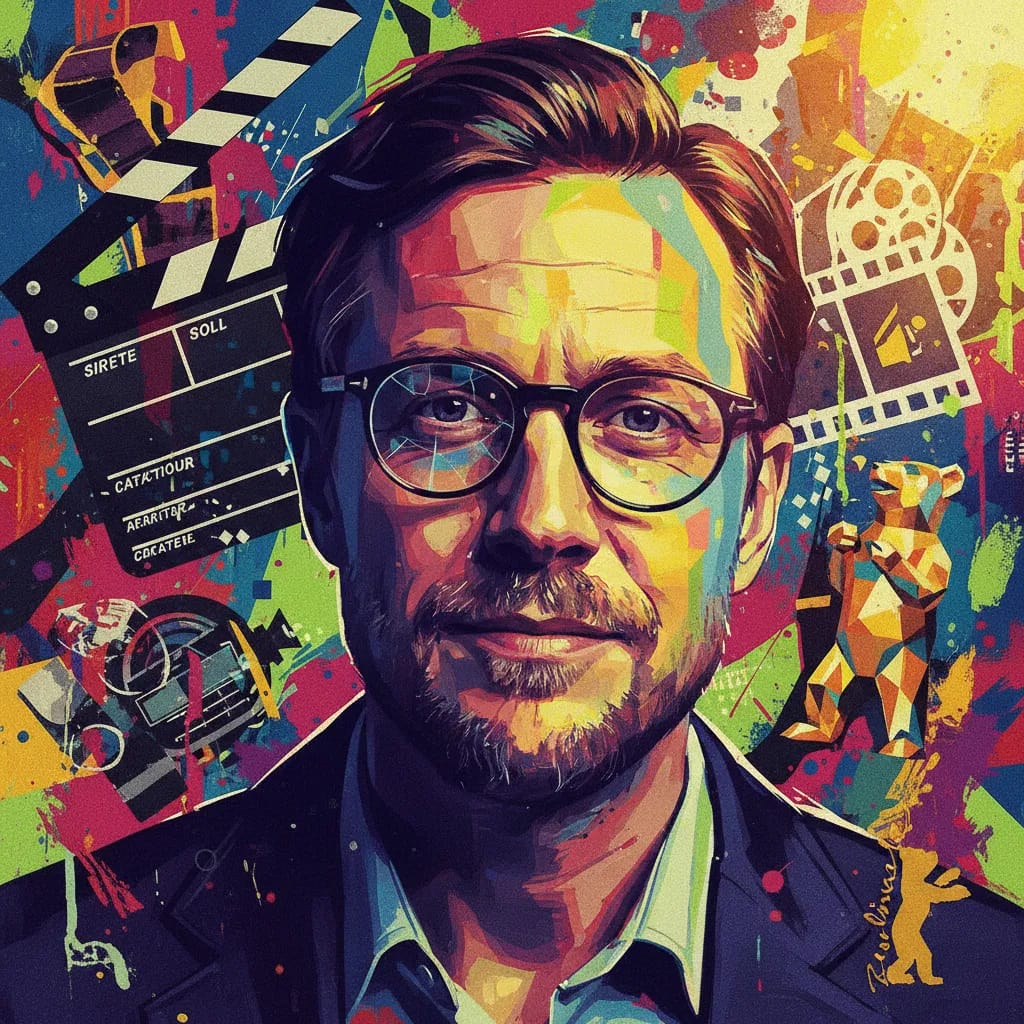Artistic portrait of Ruben Östlund