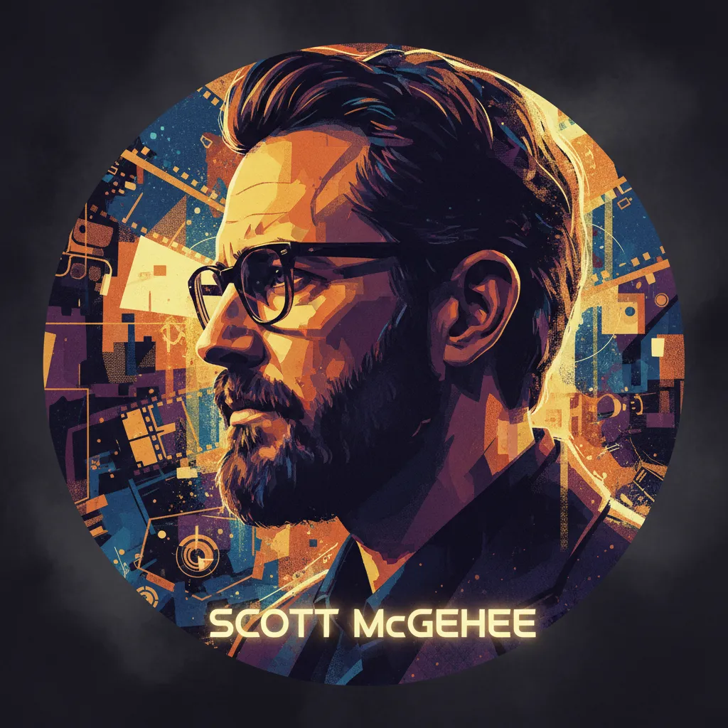 Artistic portrait of Scott McGehee