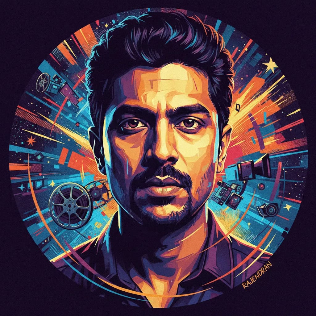 Artistic portrait of Srinath Rajendran