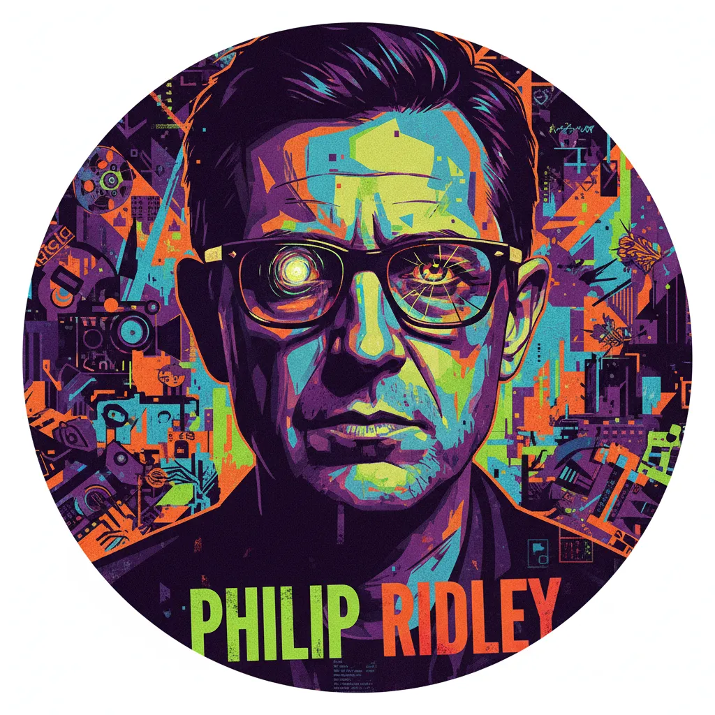 Artistic portrait of Philip Ridley