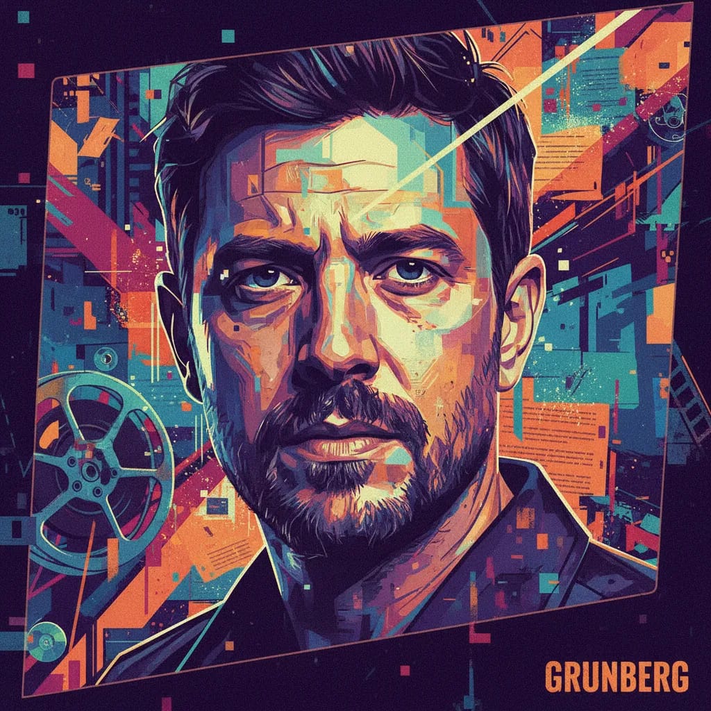 Artistic portrait of Adrian Grunberg