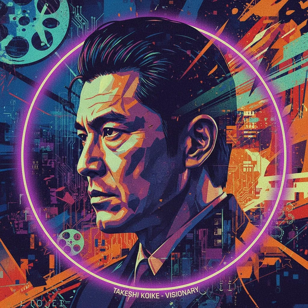 Artistic portrait of Takeshi Koike