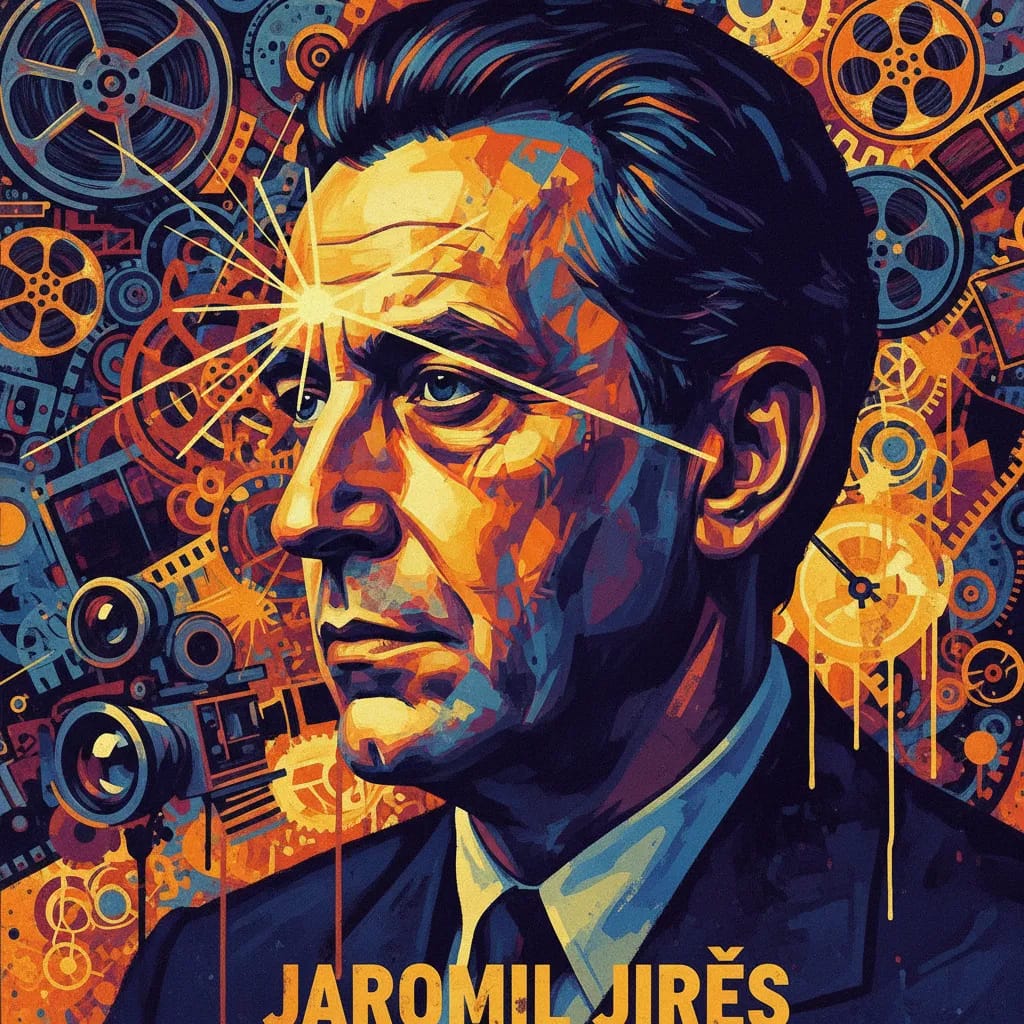 Artistic portrait of Jaromil Jires