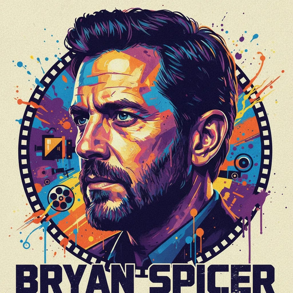 Artistic portrait of Bryan Spicer