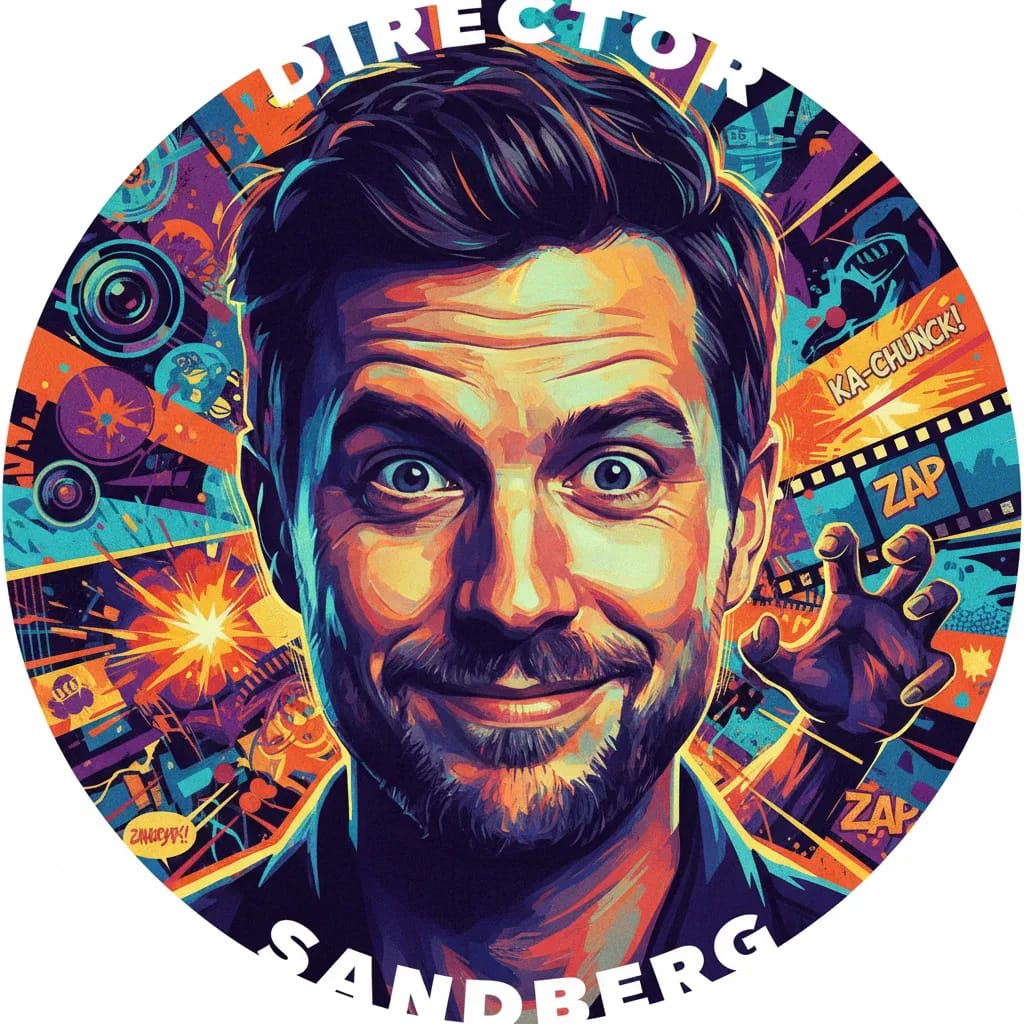 Artistic portrait of David F. Sandberg