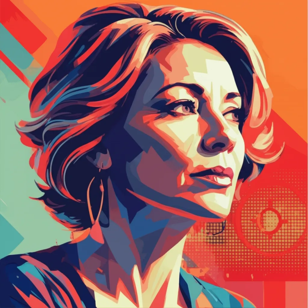 Artistic portrait of Arlene Sanford