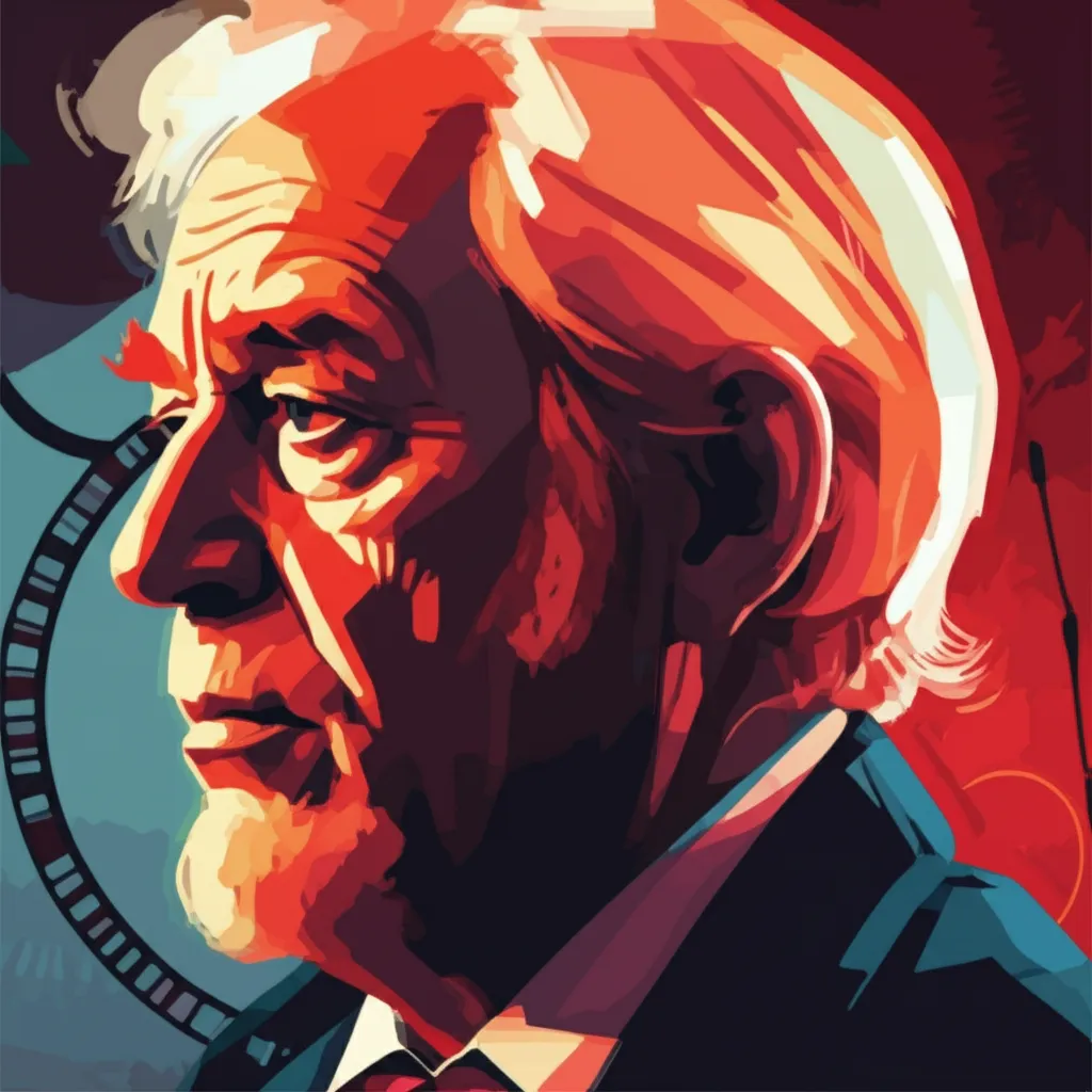Artistic portrait of Robin Hardy