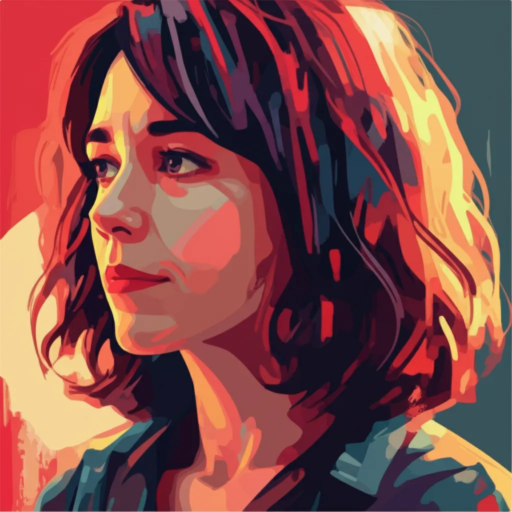 Artistic portrait of Bridget Savage Cole