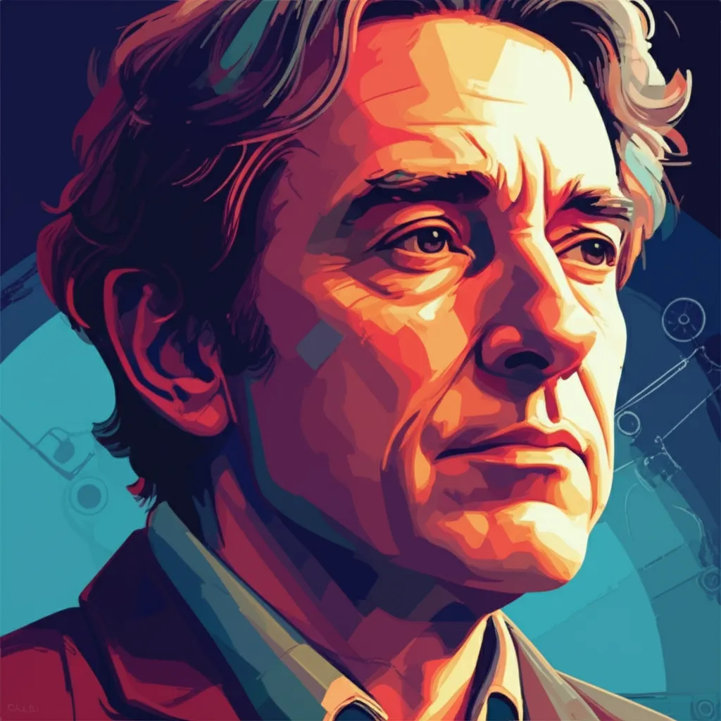 Artistic portrait of Michael Almereyda