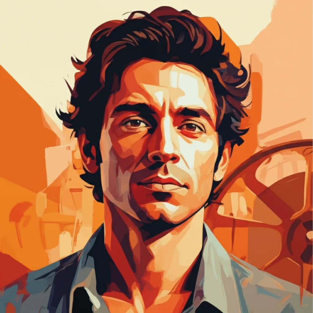 Artistic portrait of Farhad Safinia
