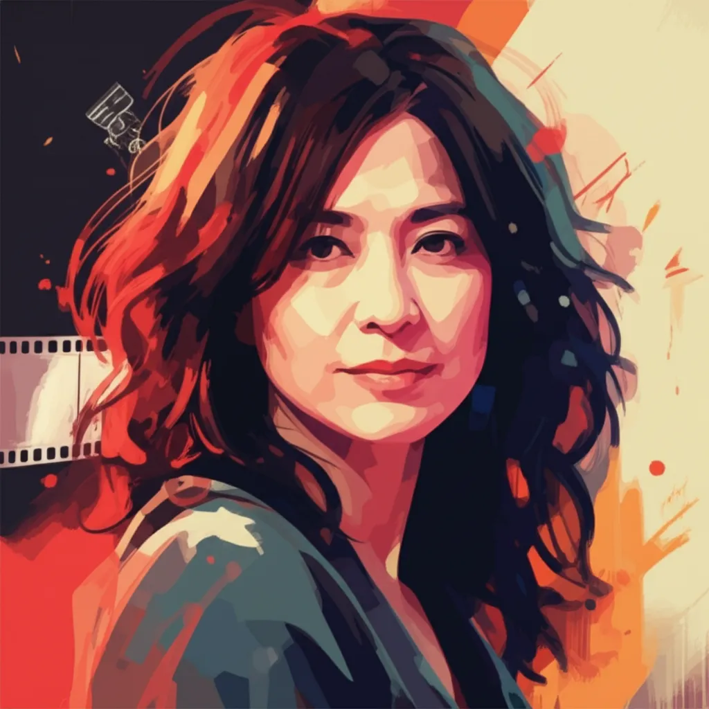 Artistic portrait of Karyn Kusama