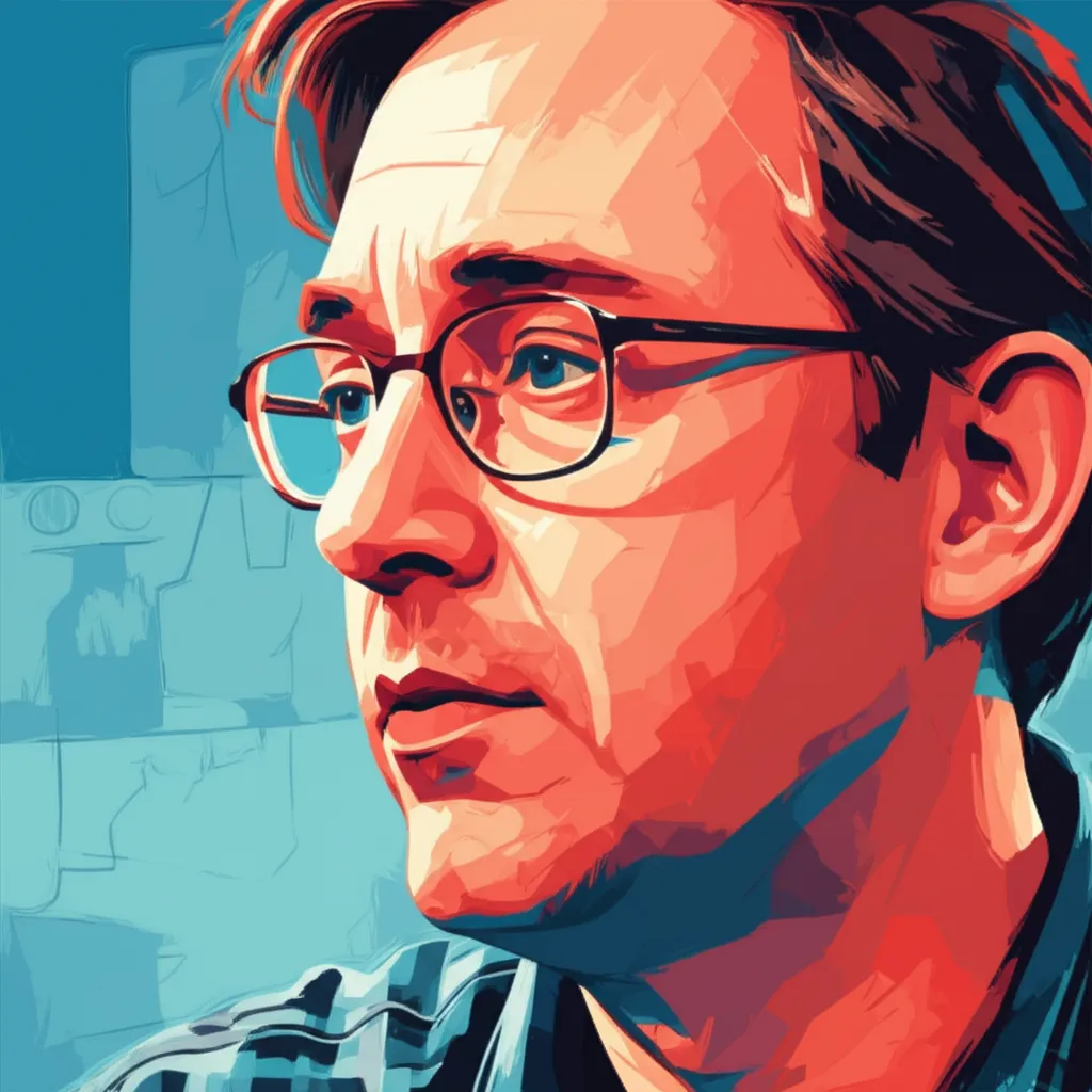 Artistic portrait of Derek Drymon