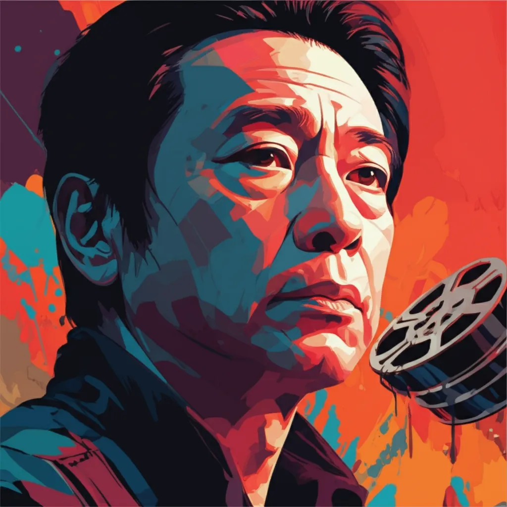 Artistic portrait of Takashi Miike