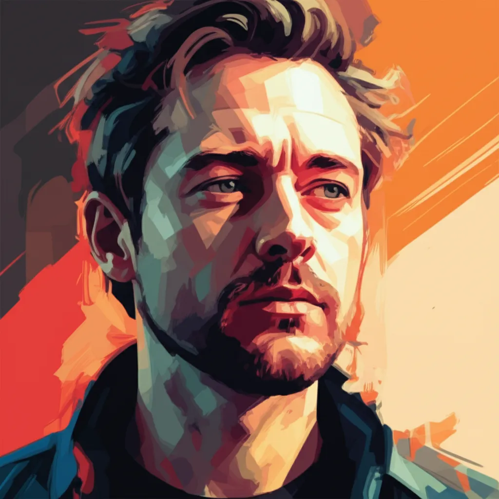 Artistic portrait of Adam Berg