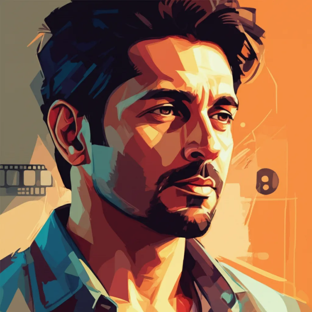 Artistic portrait of Siddharth Anand