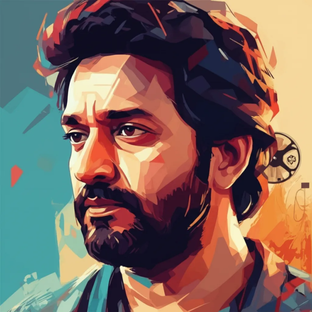 Artistic portrait of Vamshi Paidipally