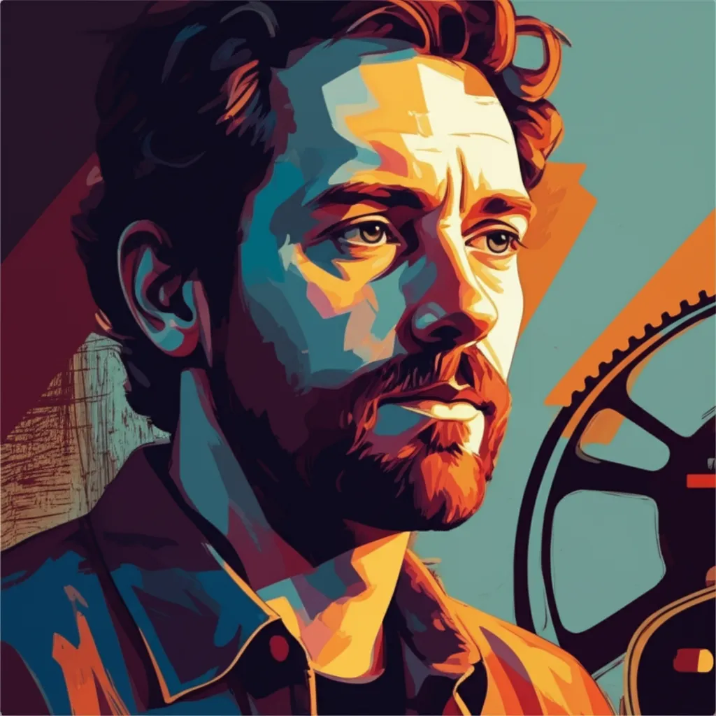 Artistic portrait of David J. Burke