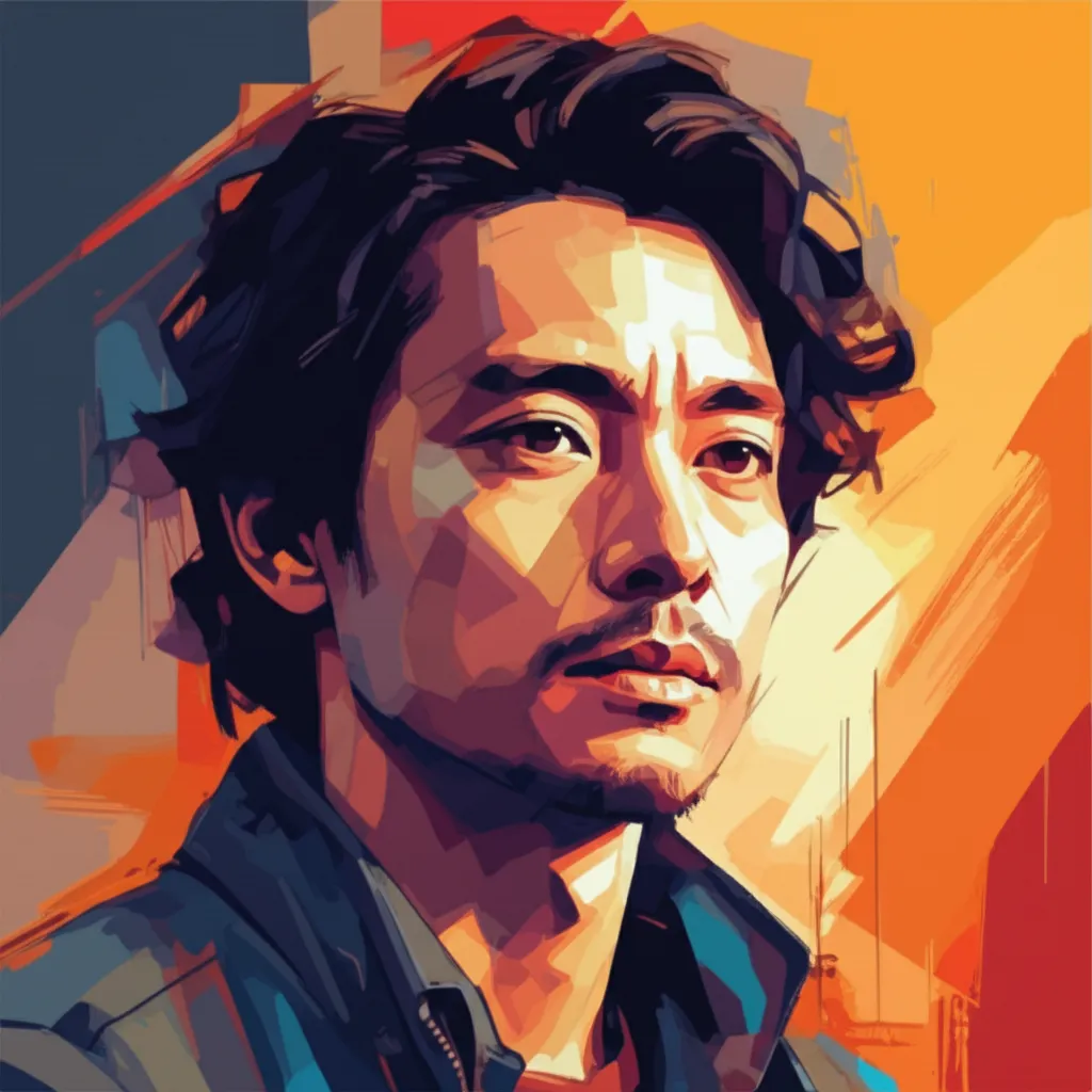 Artistic portrait of Cary Joji Fukunaga