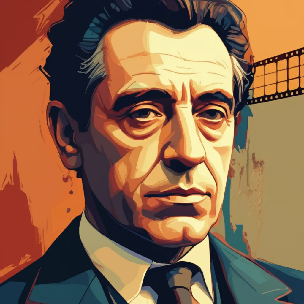 Artistic portrait of Alberto Cavalcanti