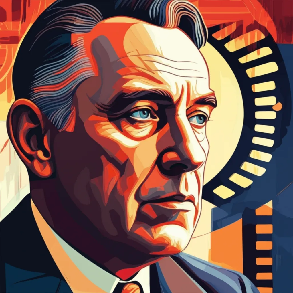 Artistic portrait of Fred C. Newmeyer
