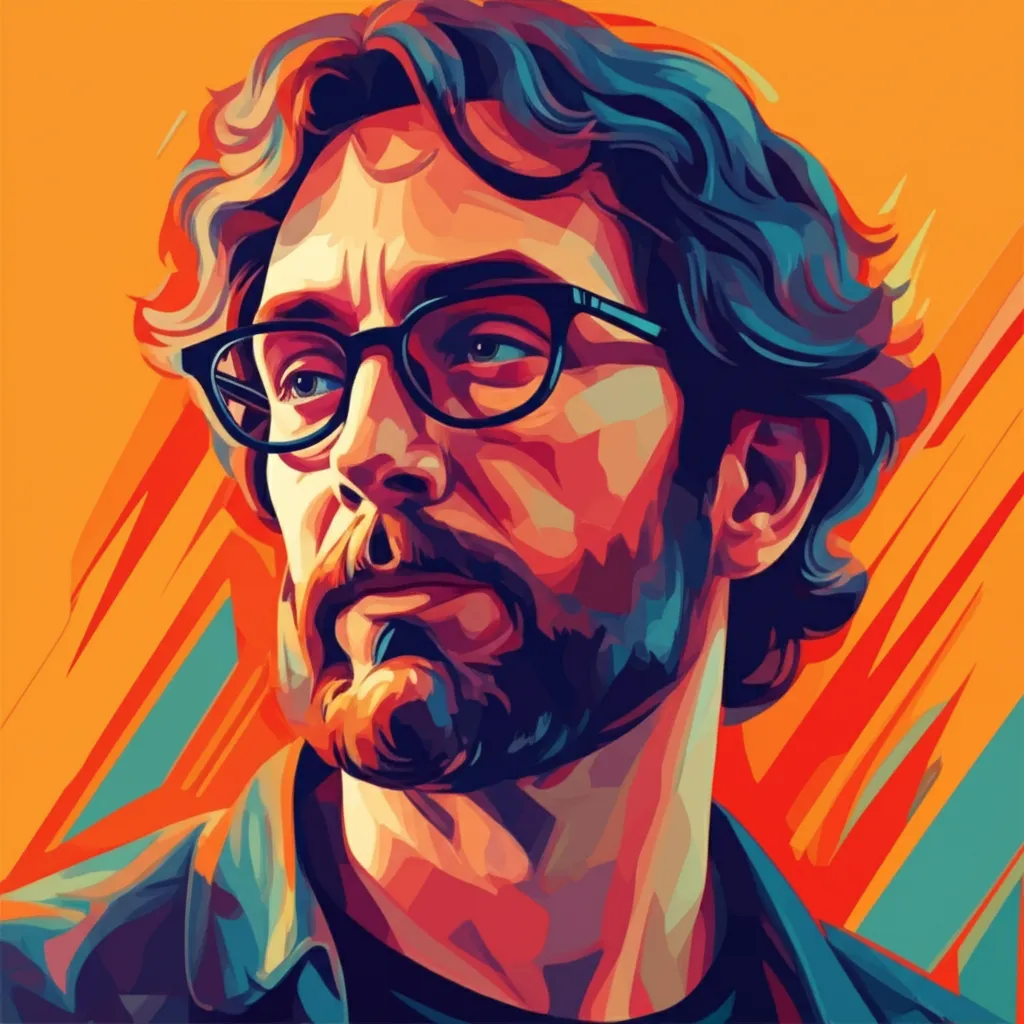 Artistic portrait of James Simone
