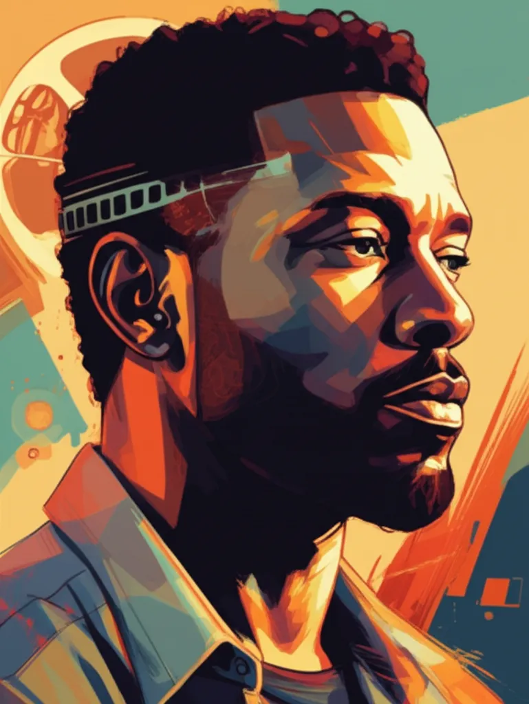 Artistic portrait of Deon Taylor