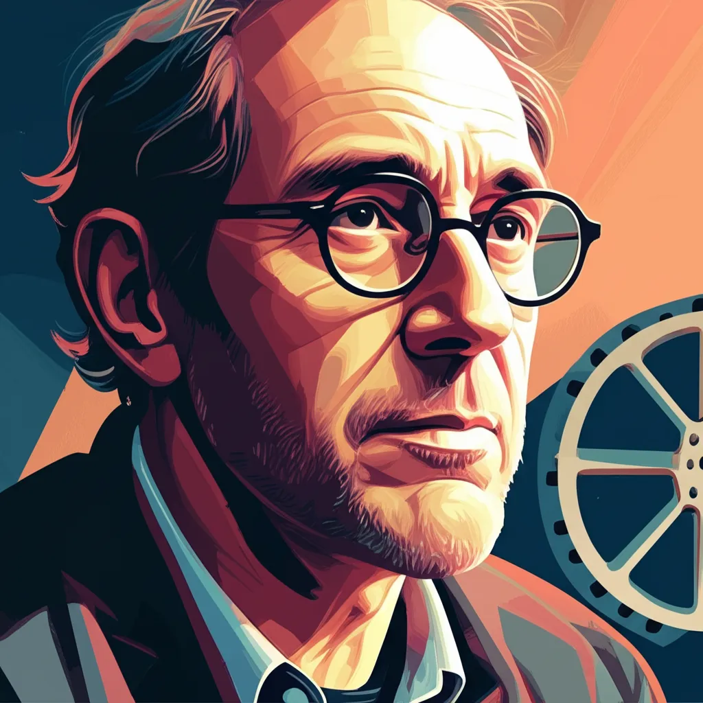 Artistic portrait of Alain Gagnol