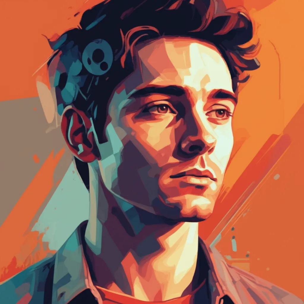 Artistic portrait of Dean Israelite