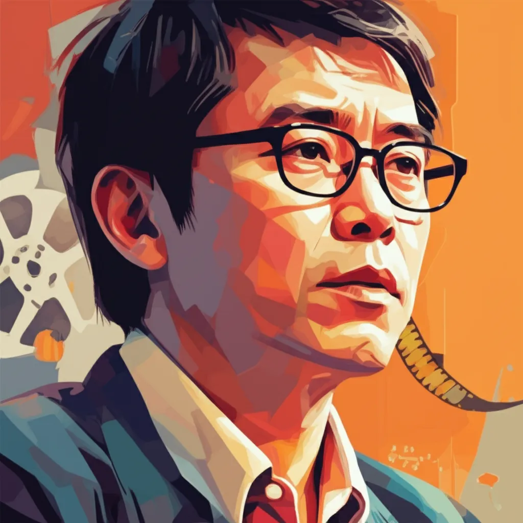 Artistic portrait of Benny Chan
