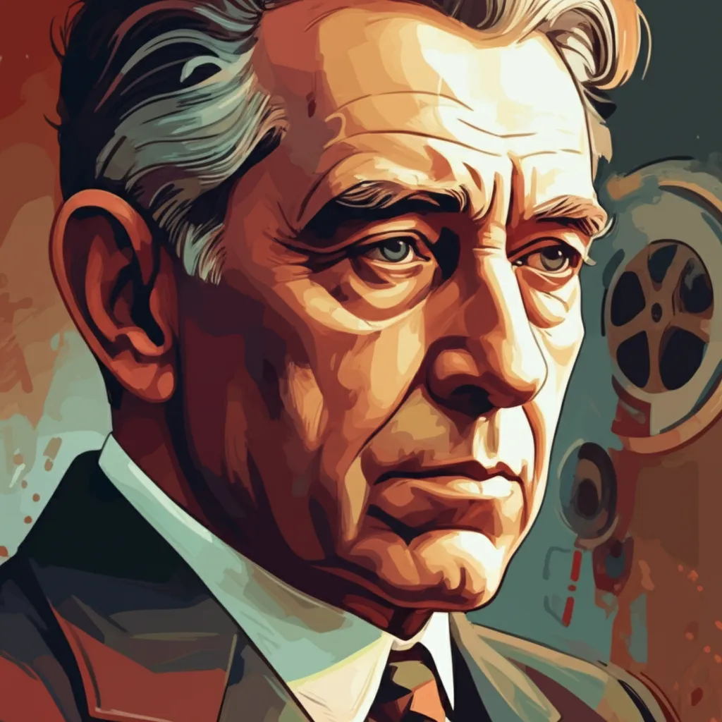 Artistic portrait of Allan Dwan
