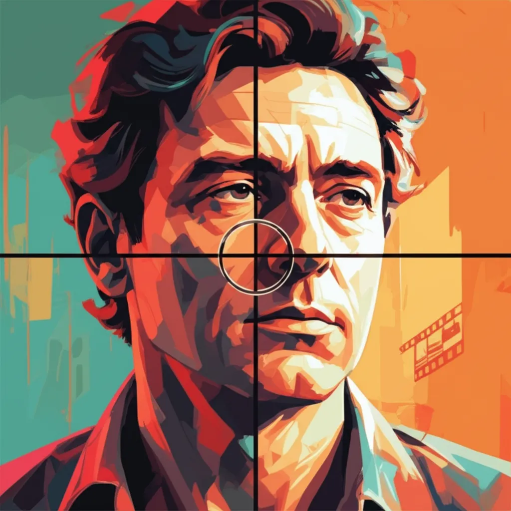 Artistic portrait of René Clément