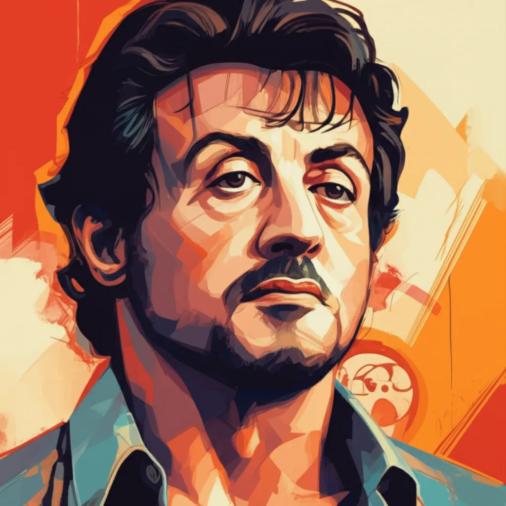 Portrait of Sylvester Stallone