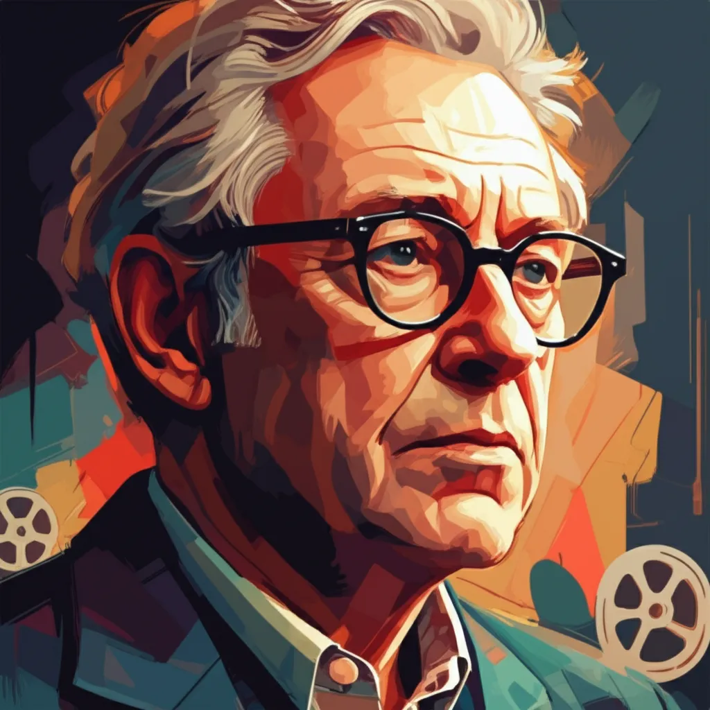 Artistic portrait of Stephen Frears