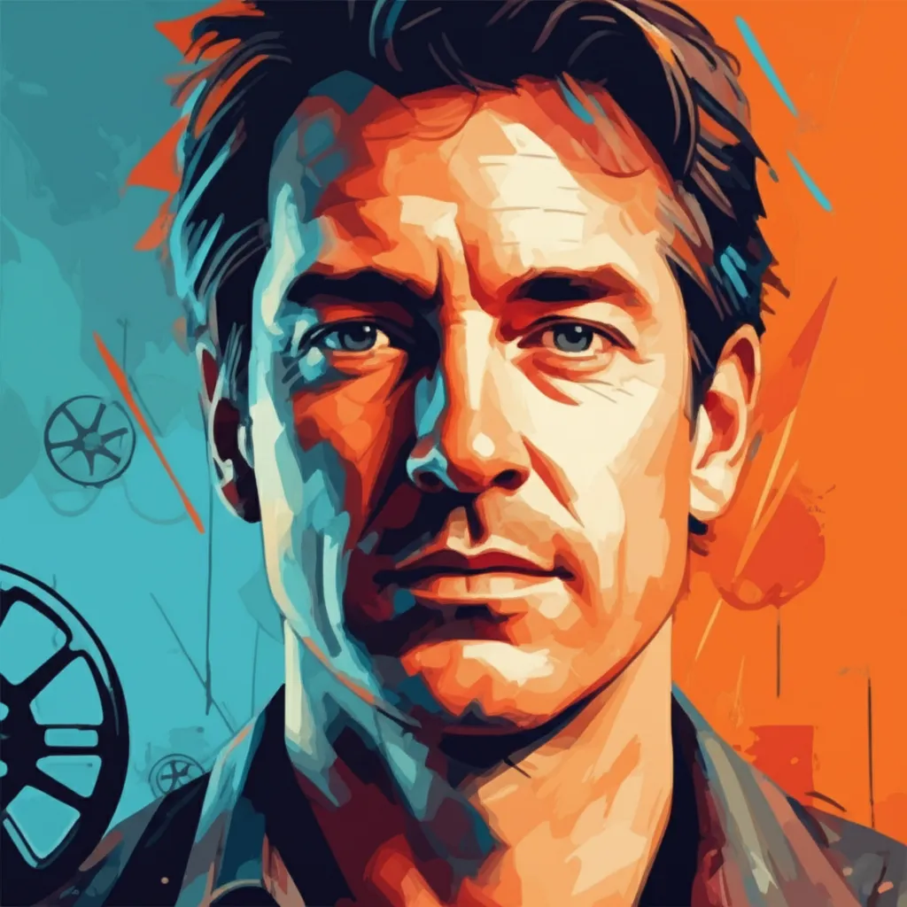 Artistic portrait of Stephen Gaghan