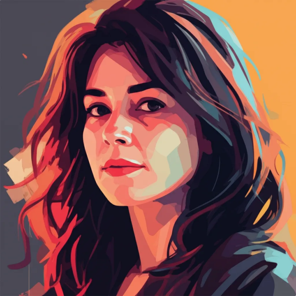 Artistic portrait of Lorna Cook