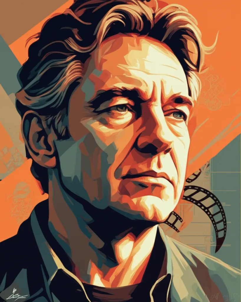 Artistic portrait of Roland Emmerich