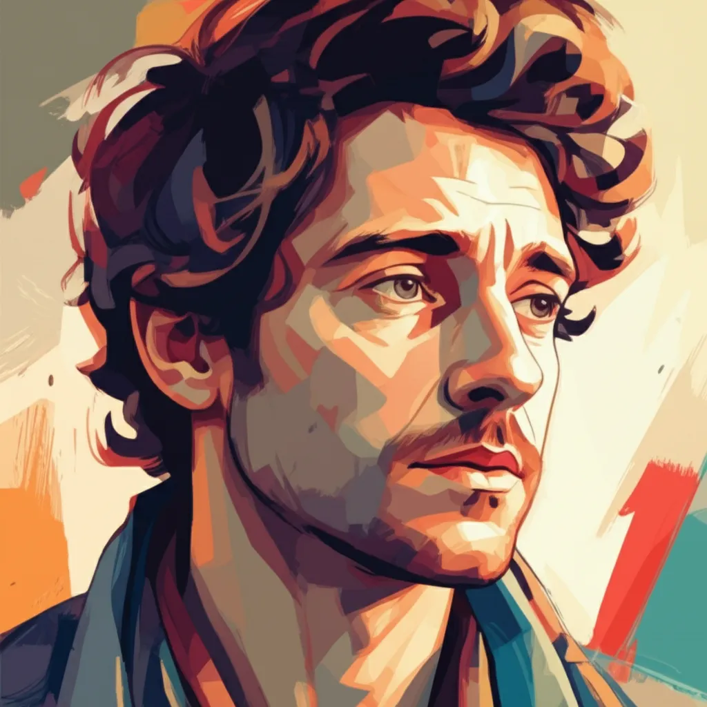 Artistic portrait of Philippe Lacheau
