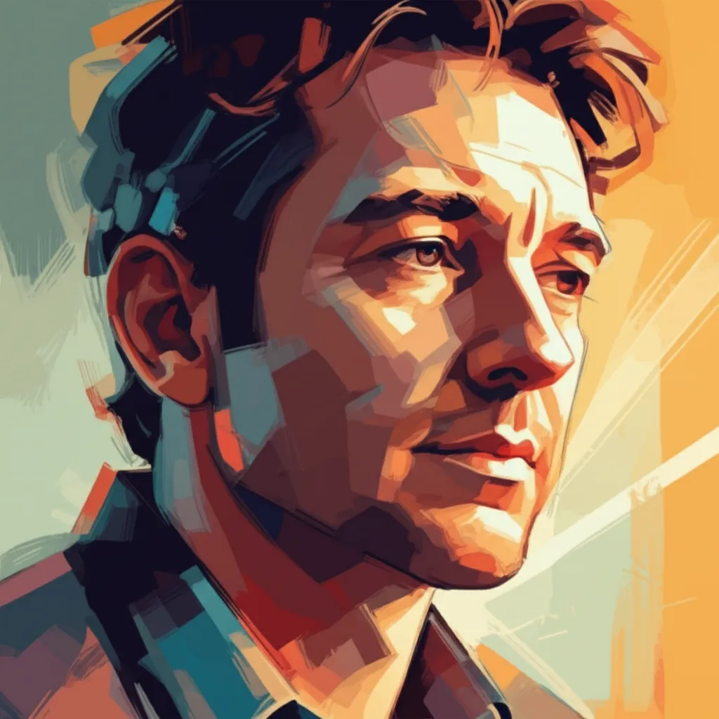 Artistic portrait of Ben Gluck