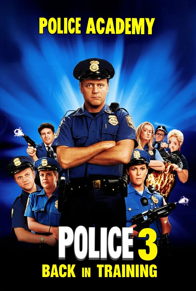 Poster for Police Academy 3: Back in Training